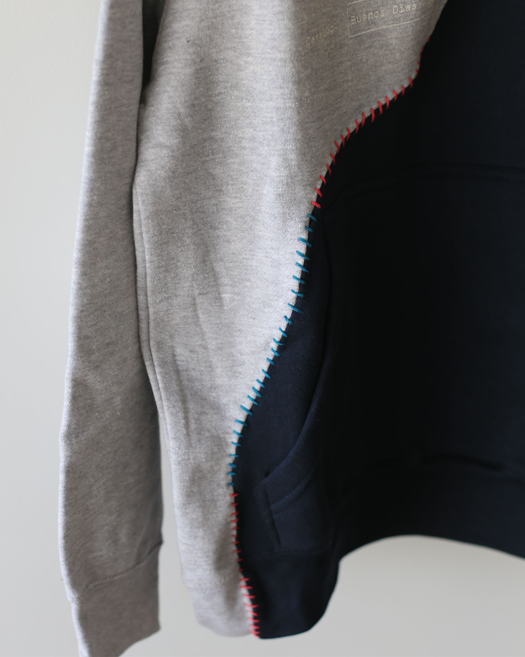 Ucycled Fuelled by Passion Hoodie - Half & Half 2 - Medium